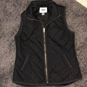 Black vest from Old Navy